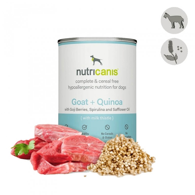 Nassfutter Hund Adult: Ziege + Quinoa (400g Einzeldose)