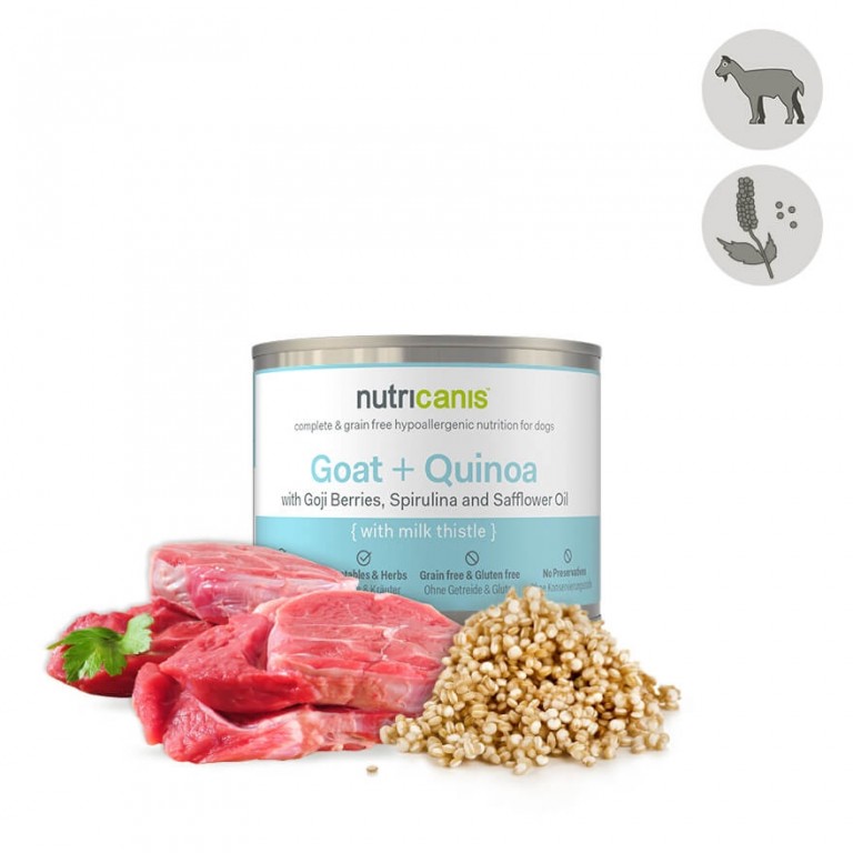 Nassfutter Hund Adult: Ziege + Quinoa (200g Einzeldose)